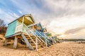 Beach huts Royalty Free Stock Photo