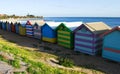 Brighton beach huts Melbourne Australia Royalty Free Stock Photo