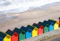 Beach Huts Royalty Free Stock Photo