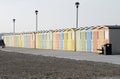 Beach huts at Seaford. East Sussex. UK