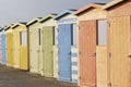 Beach huts at Seaford. East Sussex. UK