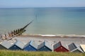 Beach huts at Sheringham Royalty Free Stock Photo