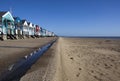 Beach Huts, Southwold, Suffolk, England Royalty Free Stock Photo