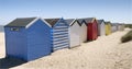 Beach Huts at Southwold, Suffolk, UK Royalty Free Stock Photo
