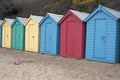 Beach huts, Wales Royalty Free Stock Photo