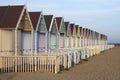 Beach Huts, West Mersea Royalty Free Stock Photo