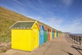 Beach Huts Whitby North Yorkshire Royalty Free Stock Photo