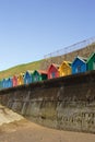 Beach huts, Whitby, UK Royalty Free Stock Photo