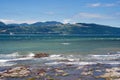 Beach on Ile-aux-Coudres Royalty Free Stock Photo