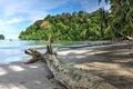 Beach on Isla Parida, Panama Royalty Free Stock Photo