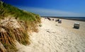 Beach on the Island of Foehr, Germany Royalty Free Stock Photo