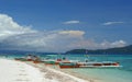 Beach on the island of Mantique