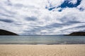 Beach on Island of the Sun, Titicaca Lake, Bolivia Royalty Free Stock Photo