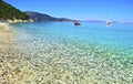 Beach at Ithaca island Greece Royalty Free Stock Photo