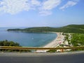 Beach of Jaz in Montenegro Royalty Free Stock Photo