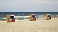 Beach in Jurata. Baltic sea. Poland Royalty Free Stock Photo