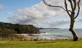 Beach just north of Coffs Harbour Australia Royalty Free Stock Photo