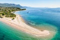 The beach Kavos at Lichadonisia complex in Evia, Greece