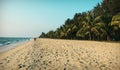 On the beach of kerala Royalty Free Stock Photo