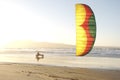 Beach Kite Buggying Royalty Free Stock Photo