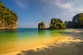 Beach on the Koh Hong island in Thailand