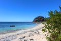 The beach of Kuata Island, Yasawa Islands, Fiji Royalty Free Stock Photo