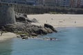 Beach in La Coruna Spain