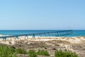 Arcachon Bay, France. The beach La Salie near the dune of Pilat Royalty Free Stock Photo