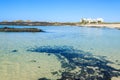 Beach lagoon in El Cotillo town, Fuerteventura, Canary Islands, Spain Royalty Free Stock Photo