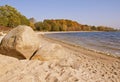 Beach at lake