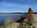 On the beach of the lake - brombachsee