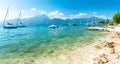 beach at Lake Garda in Italy