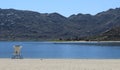 The Beach at Lake Perris State Recreation Area, California Royalty Free Stock Photo