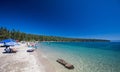 Beach in Lake Tahoe, California Royalty Free Stock Photo