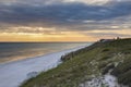 The sugar white beaches along scenic HWY 30a Royalty Free Stock Photo