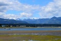 Beach landscape Goose Spit Park, Comox Royalty Free Stock Photo