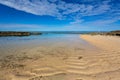 Ocean beach Landscape, Nosy Satrana, Anakao, Madagascar Royalty Free Stock Photo