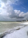 Beach Landscape, Sussex, England Royalty Free Stock Photo