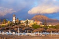 Beach Las Americas in Tenerife island - Canary Royalty Free Stock Photo