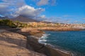 Beach Las Americas in Tenerife island - Canary Royalty Free Stock Photo