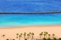 Beach Las Teresitas in Santa cruz de Tenerife north Royalty Free Stock Photo