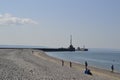 Beach from Le havre France Royalty Free Stock Photo