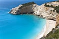 Beach at Lefkada island in Greece.