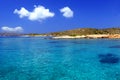 Beach in Leipsoi Greek island Royalty Free Stock Photo