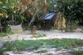 Beach life in the Caribbean, Negril, Jamaica Royalty Free Stock Photo