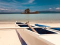 Beach life on Panglao Island, Bohol, Philippines Royalty Free Stock Photo