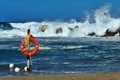 Beach life saver Royalty Free Stock Photo