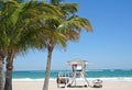 Beach Lifeguard tower Royalty Free Stock Photo