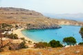 Beach on Lindos island