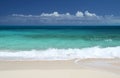 A beach of Little Exuma, Bahamas Royalty Free Stock Photo